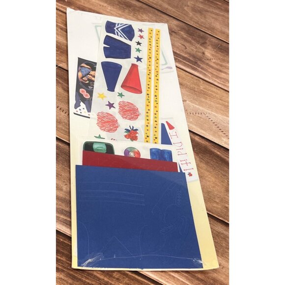 CREATIVE MEMORIES GYMNASTICS & CHEERLEADING PACK STICKERS & DIE CUTS 6149201001 - Picture 5 of 6